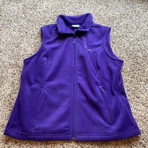 Women’s Columbia Fleece Vest XL (#109)